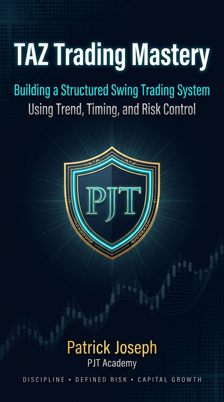 TAZ Trading Mastery ebook by Patrick Joseph — PJT Academy trading handbook for beginners